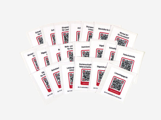 QR-Etiketten für Hilfsgeräte